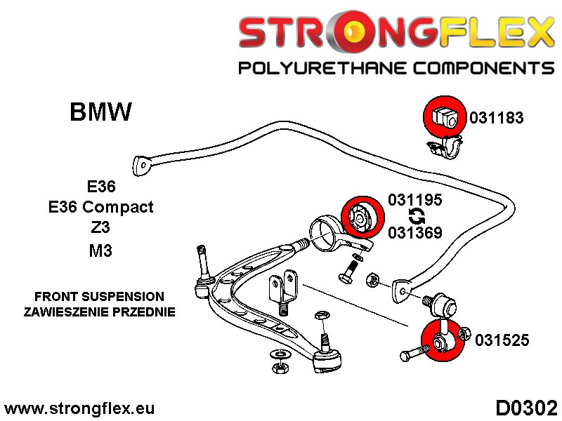 Full suspension bush kit