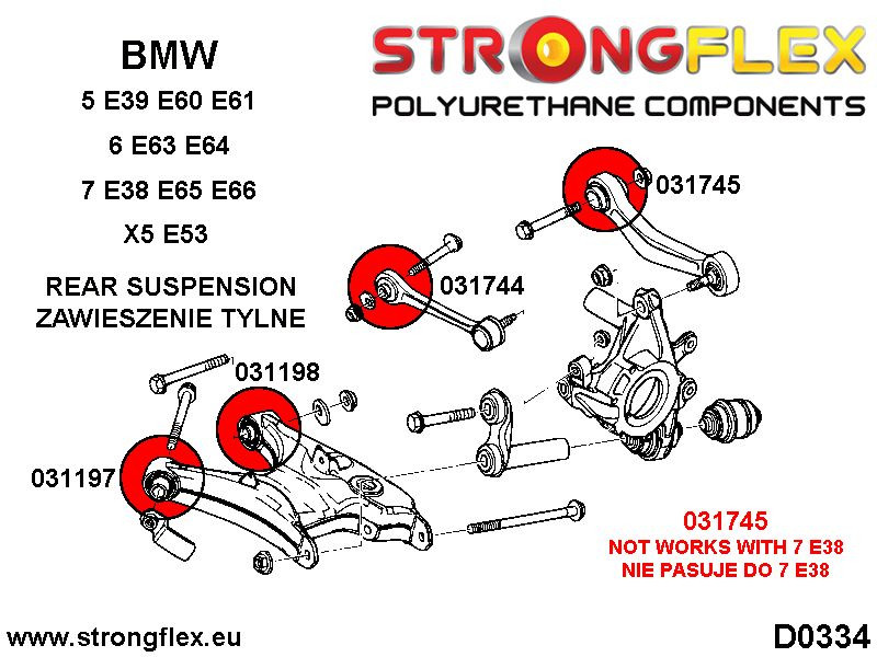 Suspension bush kit