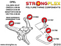 Rear anti roll bar bush
