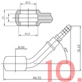 Make your own steel braided AN3 brake hose (Galvanized)