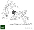 PMC Adapter kit Toyota JZ 1JZ 2JZ - BMW M57N M57N2 6-speed HGD JGA HGA - 240mm / 9.45"