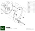 PMC Adapter Kit Honda S2000 - Mazda RX-8 5-speed - 240mm / 9.45"
