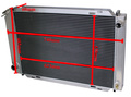 Radiator Ford Mustang V8 79-93