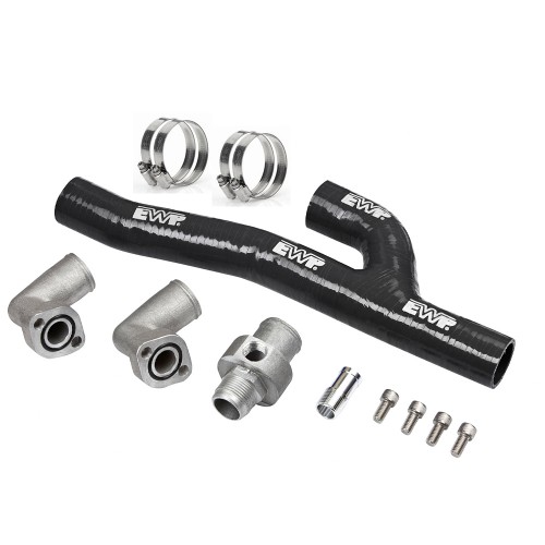 Davies Craig Chevrolet Big Block Water Pump Delete adapter kit (Black hose)