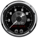 3 3/8", Speedometer, 140 Mph, Gps, Prestige Blk. Diamond