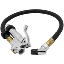 Inflator Assembly, Tire Press, Incl. 18 In. Hose W/ 45º Bullet Foot Air Chuck Inflator Assembly, Tire Press, Incl. 18 In. Hose W/ 45º Bullet Foot Air Chuck