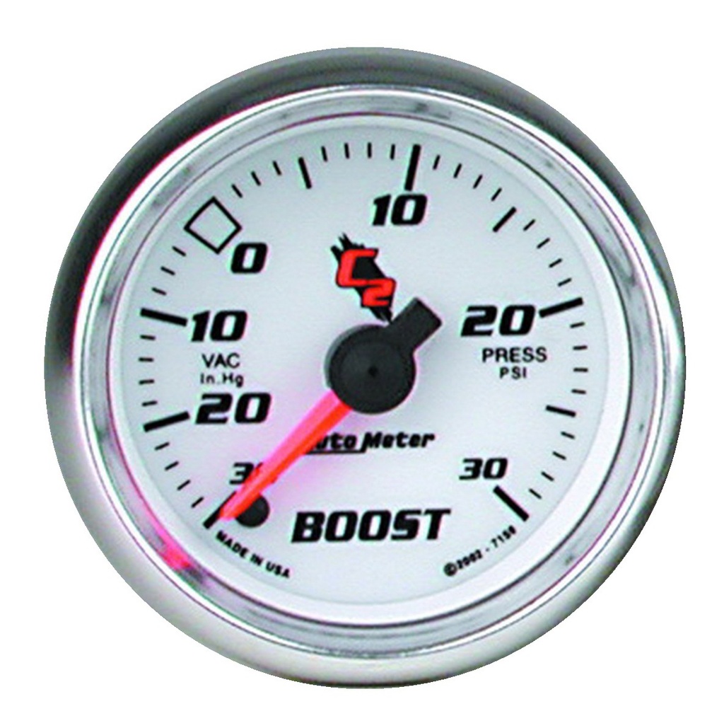 2-1/16" Boost/Vacuum, 30 In Hg/30 Psi, C2