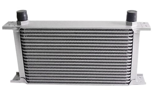 Oil cooler 30 rows AN10 - Silver
