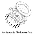 PMC Flywheel Mercedes-Benz M112 M113 M113K - BMW M57N M57N2 GS6-53DZ HGU HGK / N54 GS6-53BZ - 240mm