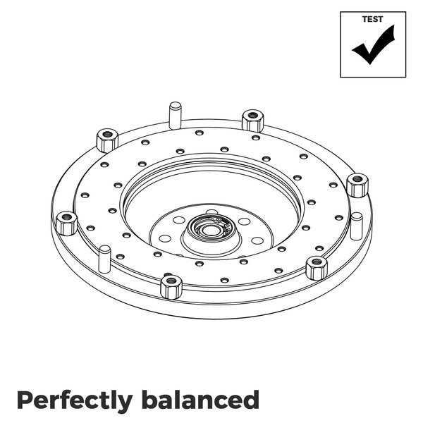PMC Flywheel Mercedes-Benz M112 M113 M113K - BMW M57N M57N2 GS6-53DZ HGU HGK / N54 GS6-53BZ - 240mm