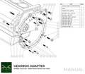 PMC Gearbox Adapter Plate Honda K K20 K24